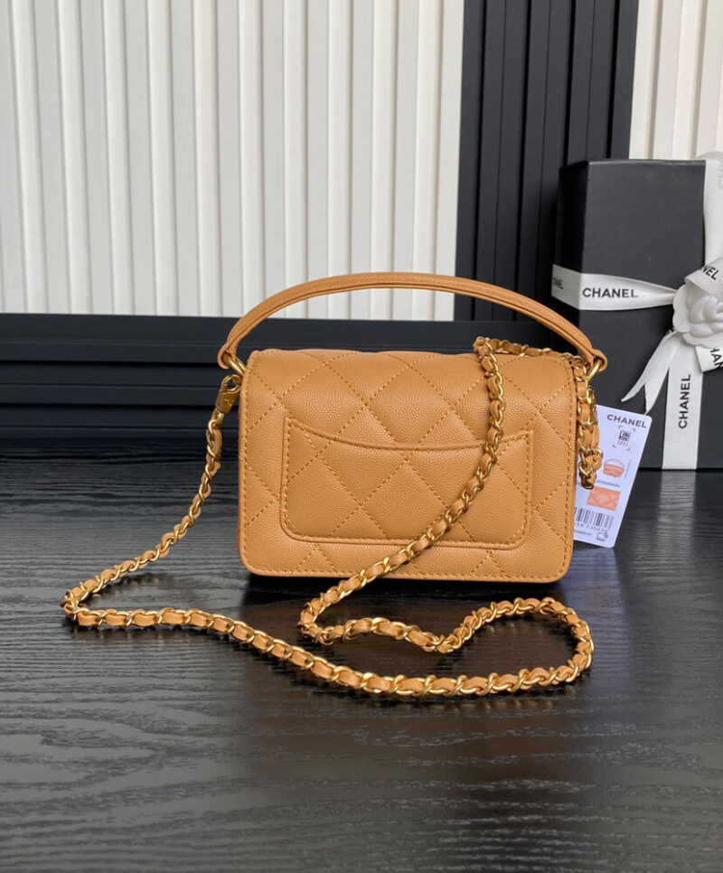 Chanel Mini Flap Bag With Top Handle AS5164